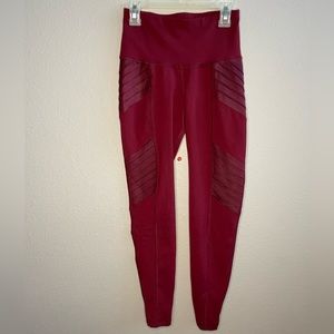 Old Navy Burgundy Full Length Leggings